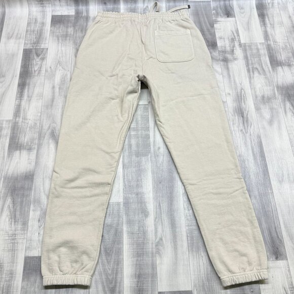 ✅Mens L Talentless Sweatpants Embroidered Logo Ivory/Bone Joggers Y2K Streetwear - Picture 2 of 11
